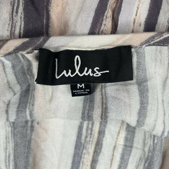 Lulus Beach Bound Blush Print Halter Romper - Picture 4 of 10